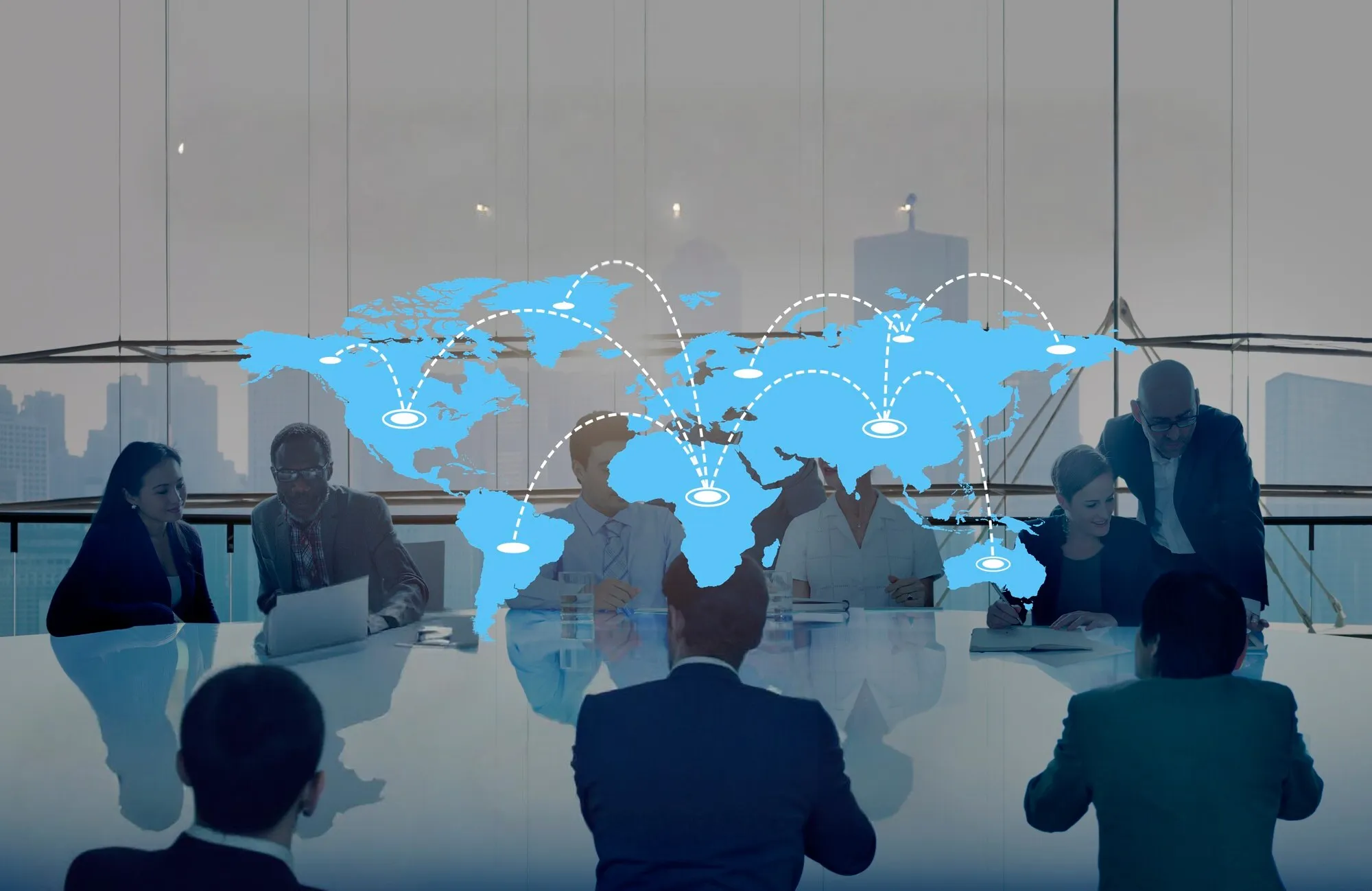 Global Connections Background